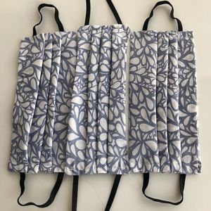 Fabric face mask cotton fabric pocket filter